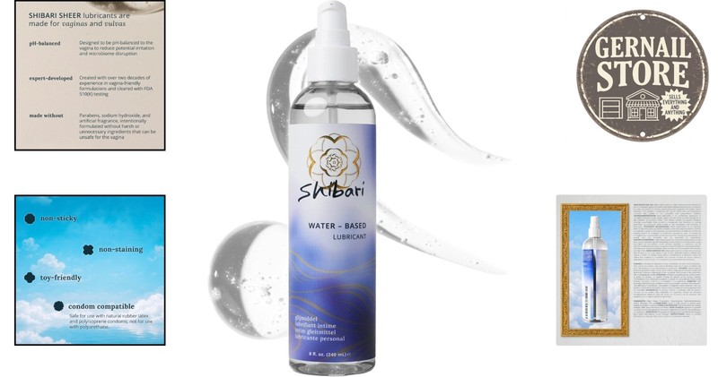 pH-Balanced Unscented Water-Based Lubricant - 8 Fl Oz for Intimate Wellness gallery