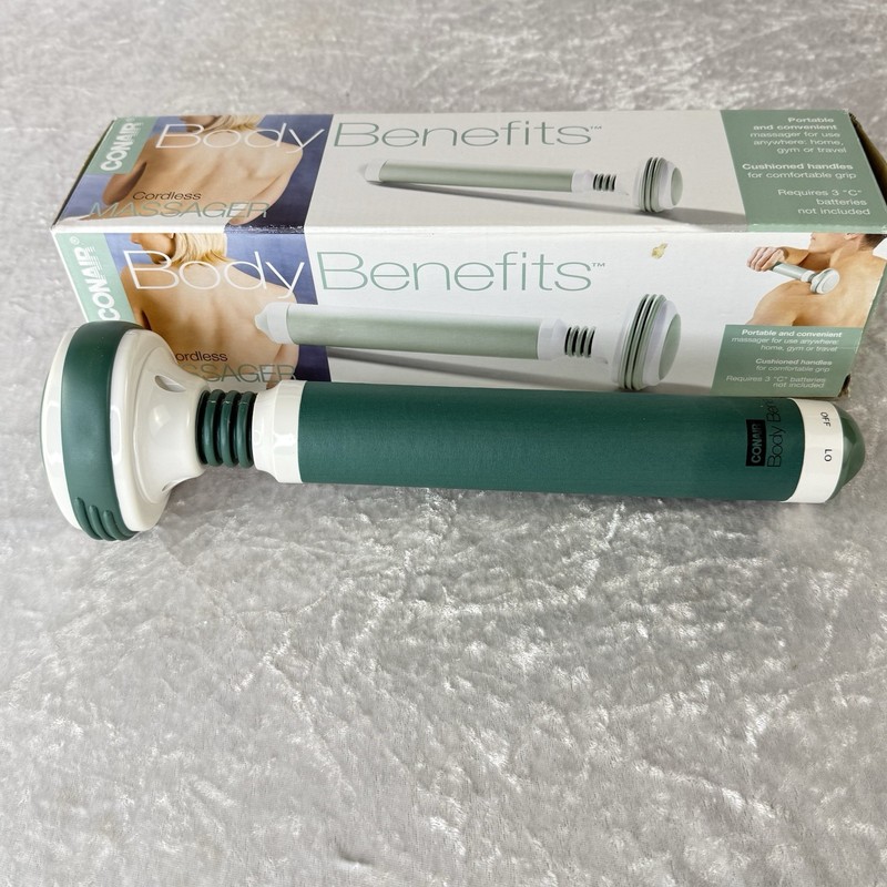 Conair Body Benefits Handheld Cordless Massager – Model WM25BT – Tested, Working
