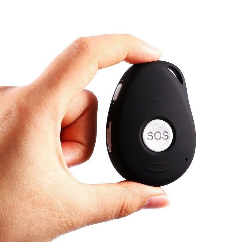 SkyAngel 4G Mobile NO MONTHLY FEES 4G 2-Way Voice Fall Detection Black SOS Alert