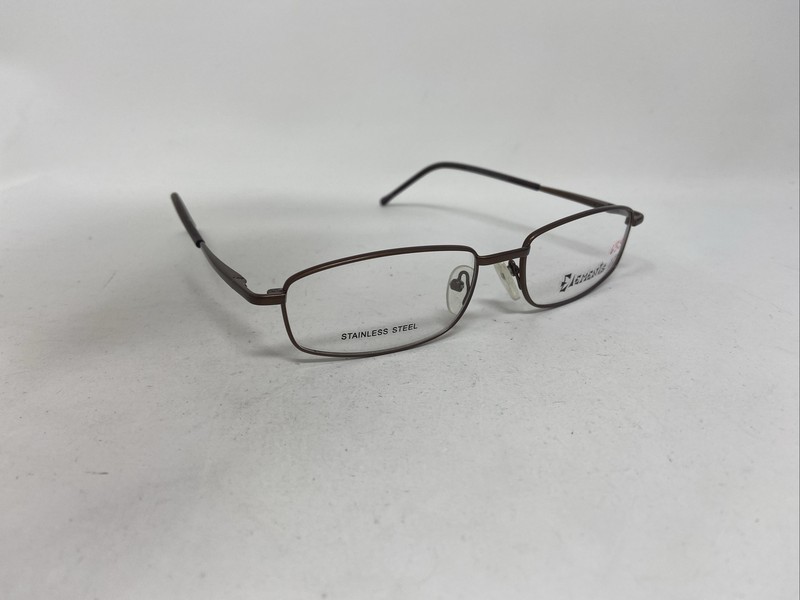 ELEMENTS #7 BROWN 51/18-140 FLEX HINGE EYEGLASSES FRAME :T55 gallery