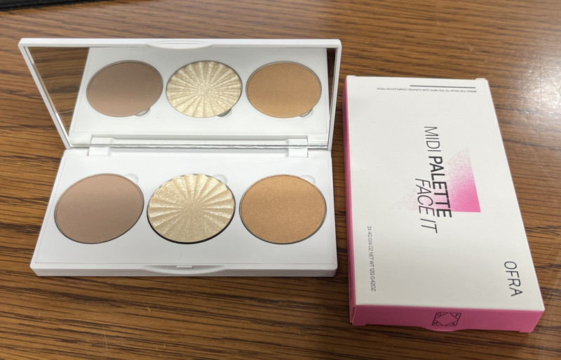 Ofra Cosmetics Face It Midi Palette ~ LIGHT ~ 3 Shades New In Box gallery