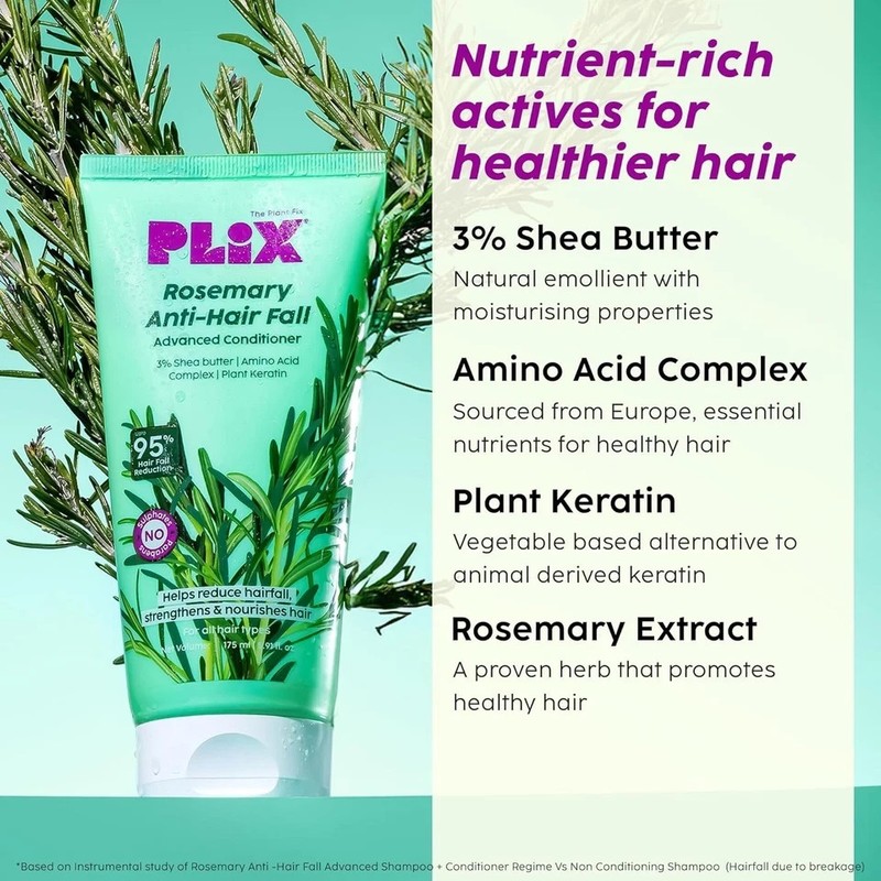 The Plant Fix Plix PLIX Rosemary Advanced Anti Hair Fall Conditioner 175 Ml gallery
