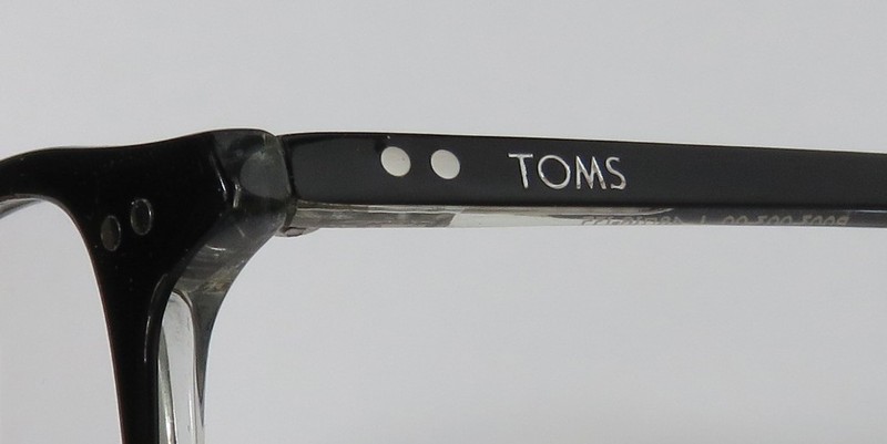 NEW TOMS BANGLADESH CLASSIC 701 EYEGLASS FRAME ITALY R003-003-00 FULL-RIM BLACK gallery