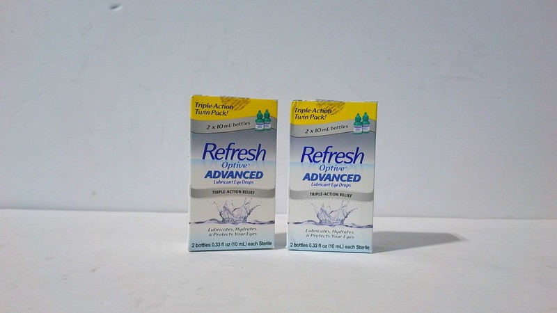 REFRESH 94771 OPTIVE 2 x 0.33oz Advanced Lubricant Eye Drops 2027