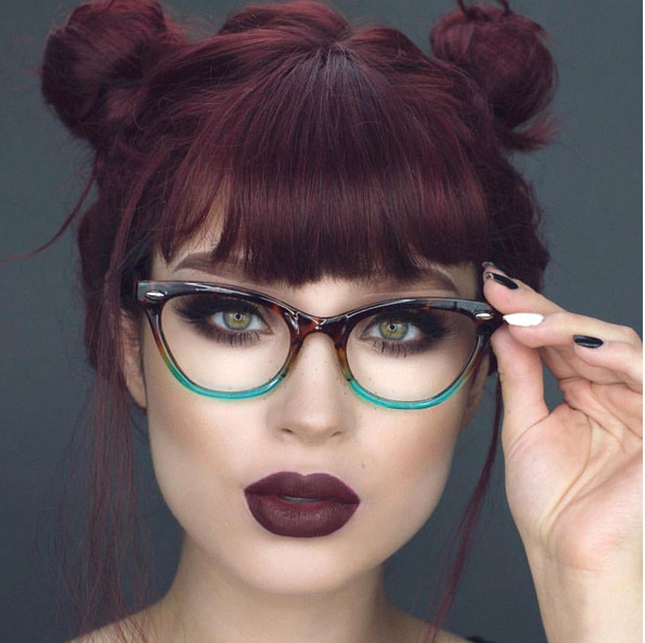 Cat Eye Demi «BABY BAN» Ombre KITTY TORTOISE Eyeglasses Shadz GAFAS Blue Light
