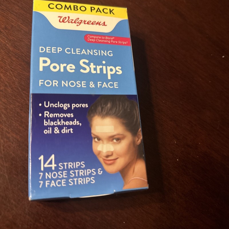 Walgreens Deep Cleansing Pore Strips for nose & face – 14 strips total