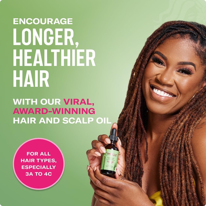 Mielle Organics Rosemary & Mint Hair Oil - Strengthening Biotin Oil Infused Friz gallery