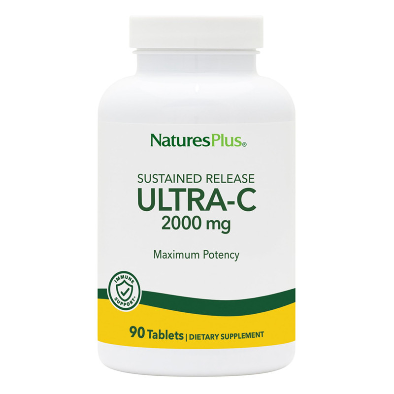 Naturesplus Ultra-C 2000 Mg – 90 Tablets Pack Of 2 – Vitamin C Rose Hips –