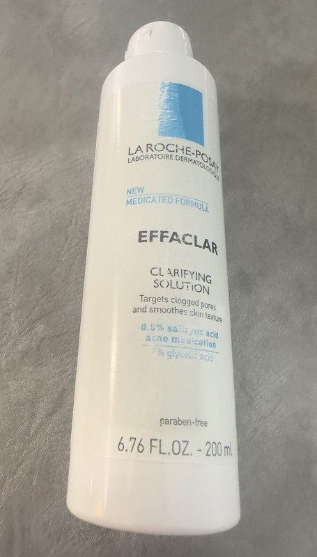 La Roche-Posay Effaclar Clarifying Solution Acne Toner 6.76oz Exp 2029/01