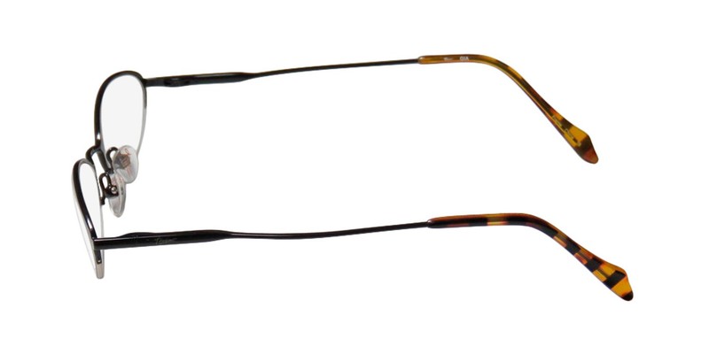 NEW THALIA GIA EYEGLASSES HALF-RIM OVAL BK WOMENS METAL 50-19-135 BLACK gallery