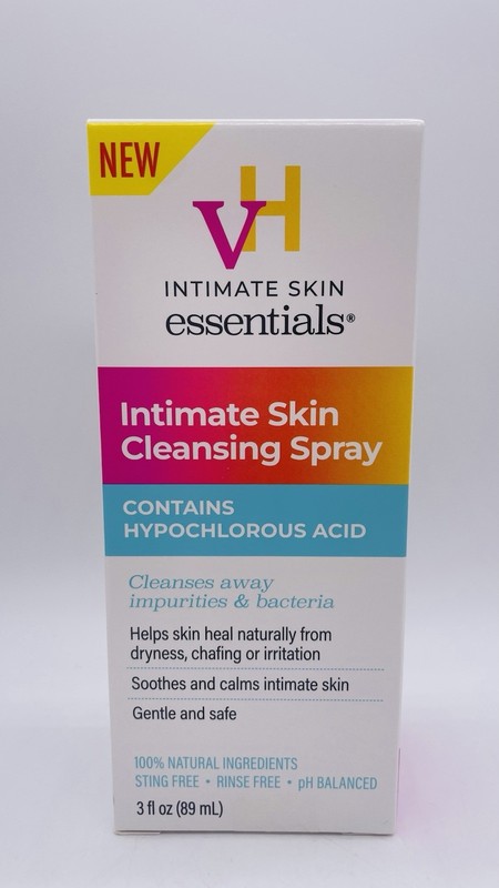 vH essentials Intimate Skin Cleansing Vaginal Soothing Spray 3fl oz Exp 02/28