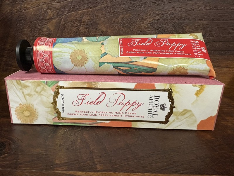 Royal Apothic FIELD POPPY Perfectly Hydrating Hand Creme 3.3 oz., 95g