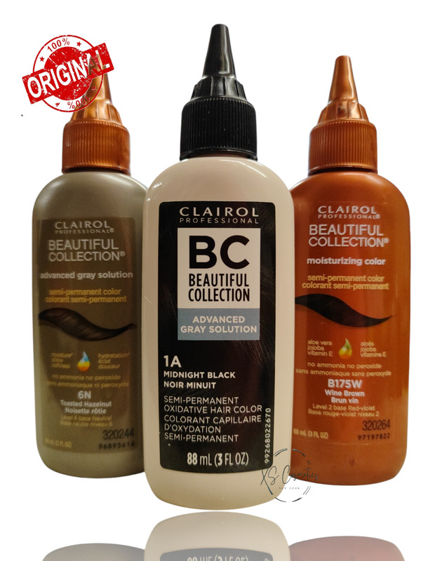 Clairol Beautiful Collection Semi-Permanent Hair Color, 3oz Choose your color