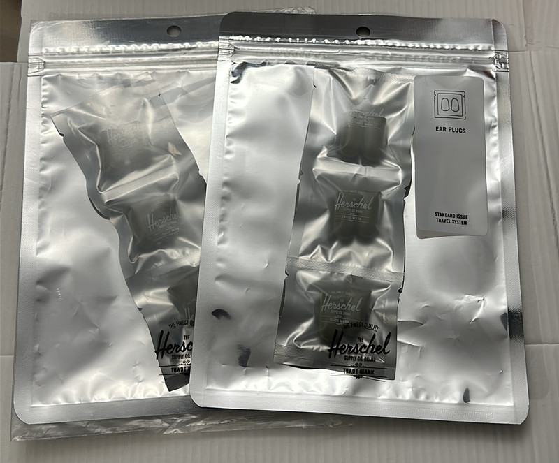 2 HERSCHEL Standard Issue SUPPPLY TRAVEL System Ear Plugs New K78