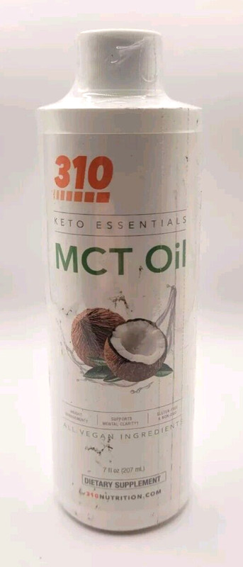310 Nutrition MCT Oil – 7oz – Keto Essentials Made from Coconut Oil