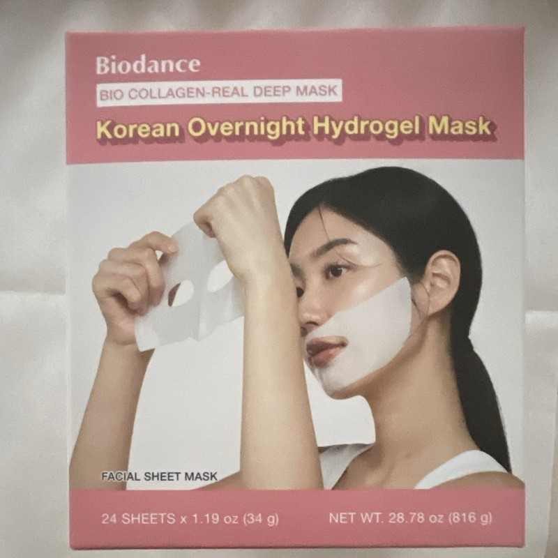 Biodance Bio Collagen-Real Deep Hydrogel Overnight Mask 24 Sheets 1.19oz