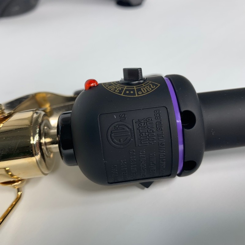 HOT TOOLS Professional 1 " Curling Iron 430°F Pro Gold Long Lasting Hair Curler gallery