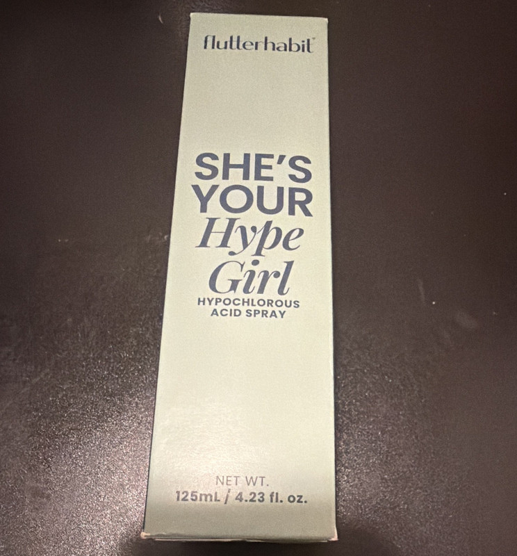 flutterhabit She’s Your Hype Girl Hypochlorous Acid Spray 4.23 fl oz