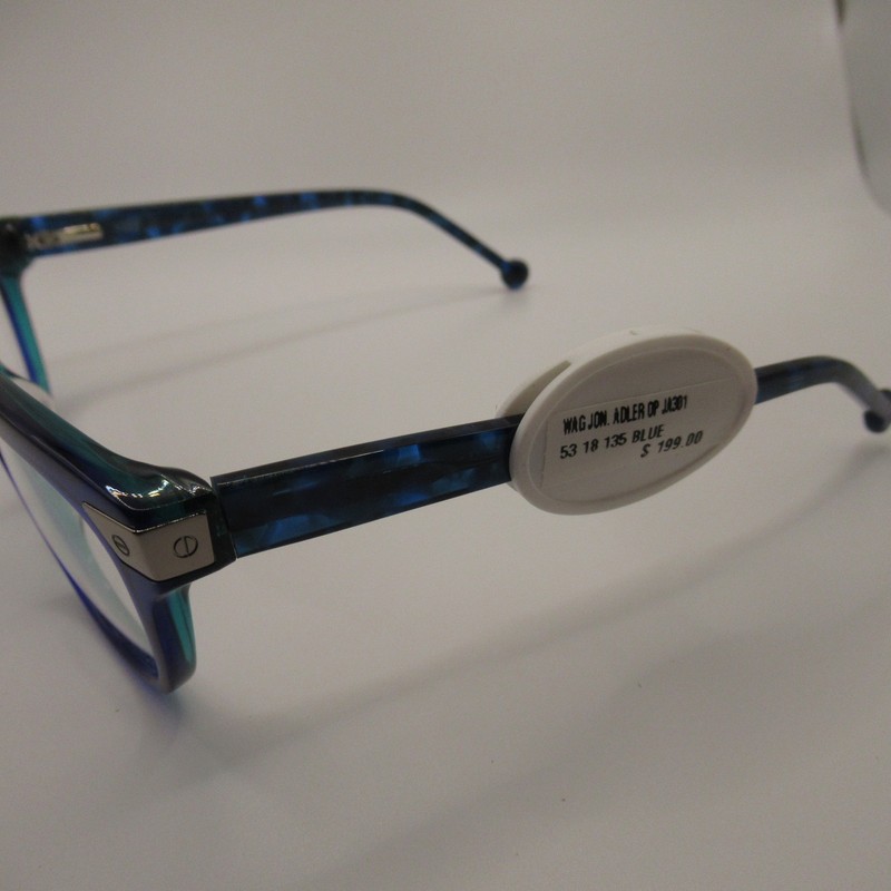 Jonathan Adler JA301 Blue Eyeglass Frames Women's 53-18-135 Full Rim Cat Eye gallery