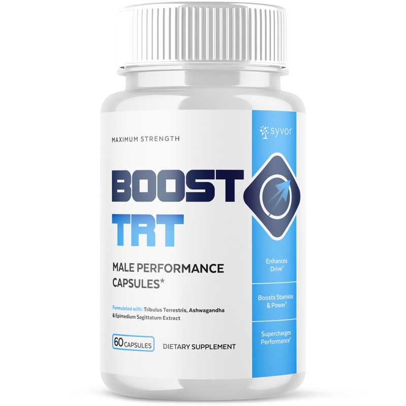 (1 Pack) Boost TRT for Men Advanced Max Formula Vitamin Supplement 60 Capsules