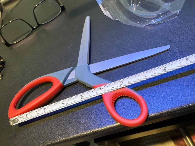 CLAUSS TITANIUM Bonded 4.5" 114mm Cutting Office SHEARS SCISSORS NvrUse gallery