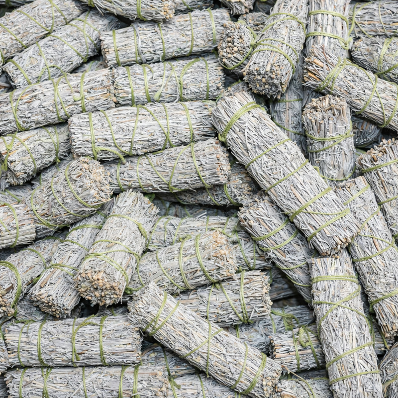 Blue Sage Smudge Sticks Bulk Lot at Wholesale (4") for Cleansing gallery