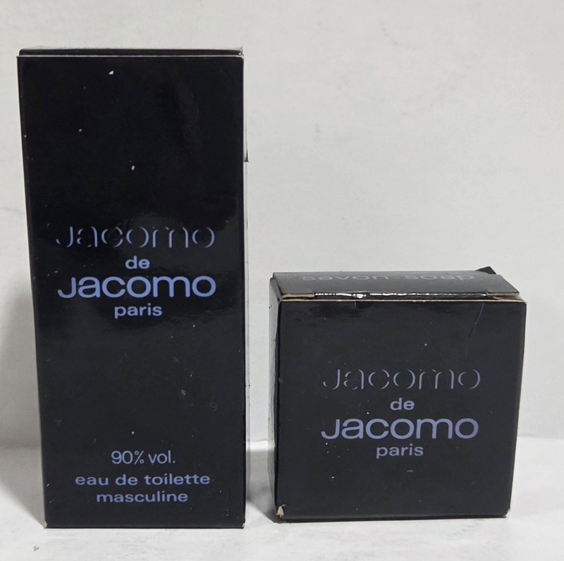 Jacomo de Jacomo Paris Masculine EDT 1/6 FL OZ & Bar Soap 1.05 OZ New In Box