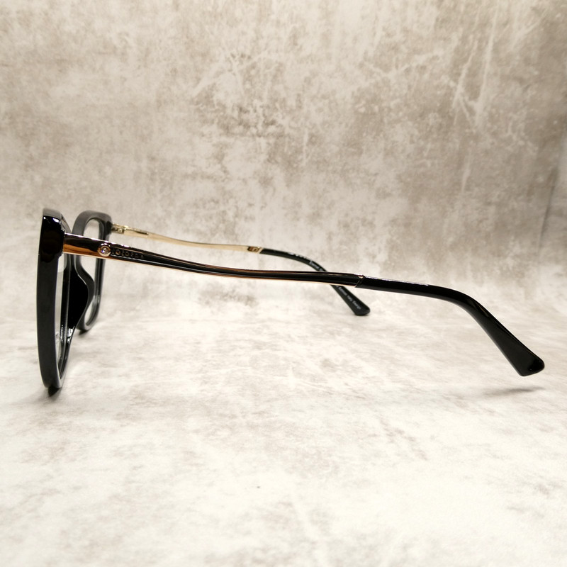 Eternal Glamour Gloss Black Eyeglasses FRAMES - 0382 55-17-145 NEW! gallery