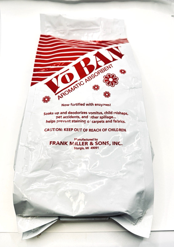 1-Pk Voban Vomitus Aromatic Absorbent – 16 oz each – Fortified with Enzymes