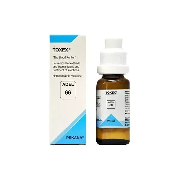Adel 66 Drops Toxex 20ml (Pack of 3) Homeopathic DETOX Drop free ship gallery