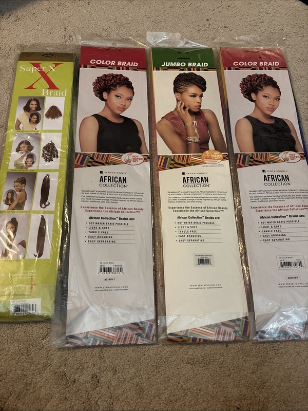 Sensationnel Braid Hair 24” African Collection NWT gallery