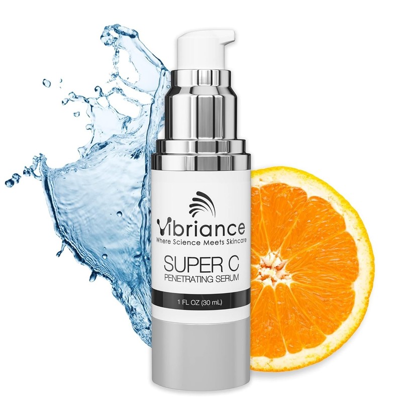Vibriance Super C Serum for Mature Skin – All-in-One Vitamin Formula Hydrates, F
