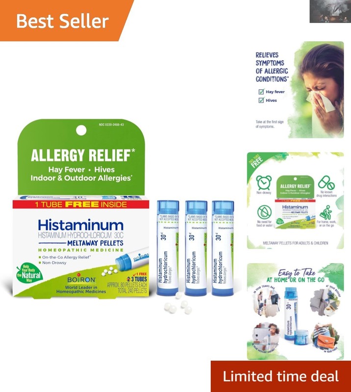 Histaminum Hydrochloricum 30C Homeopathic Allergy Relief – 240 Quick Dissolvi…