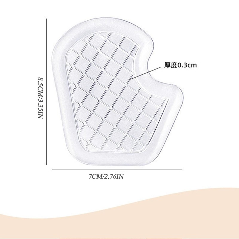 10 PCS Waterproof Toe Cushions Pads Ball Of Foot Gel Callus Protection Cover gallery