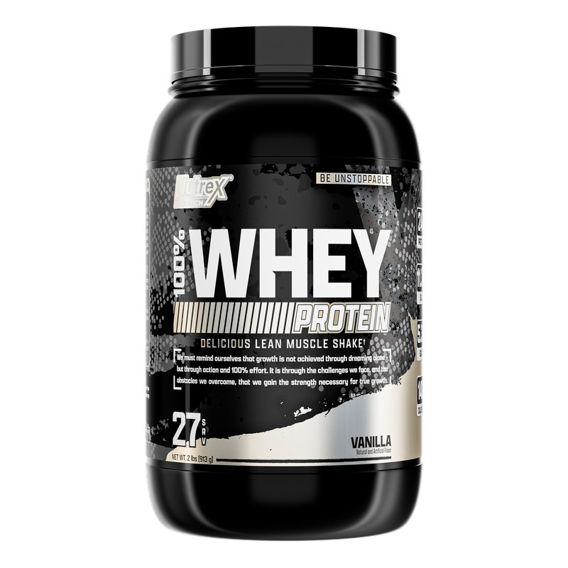 Nutrex 100% WHEY Protein Powder Whey Isolate Blend Lean Muscle 26 Servings 2 LB