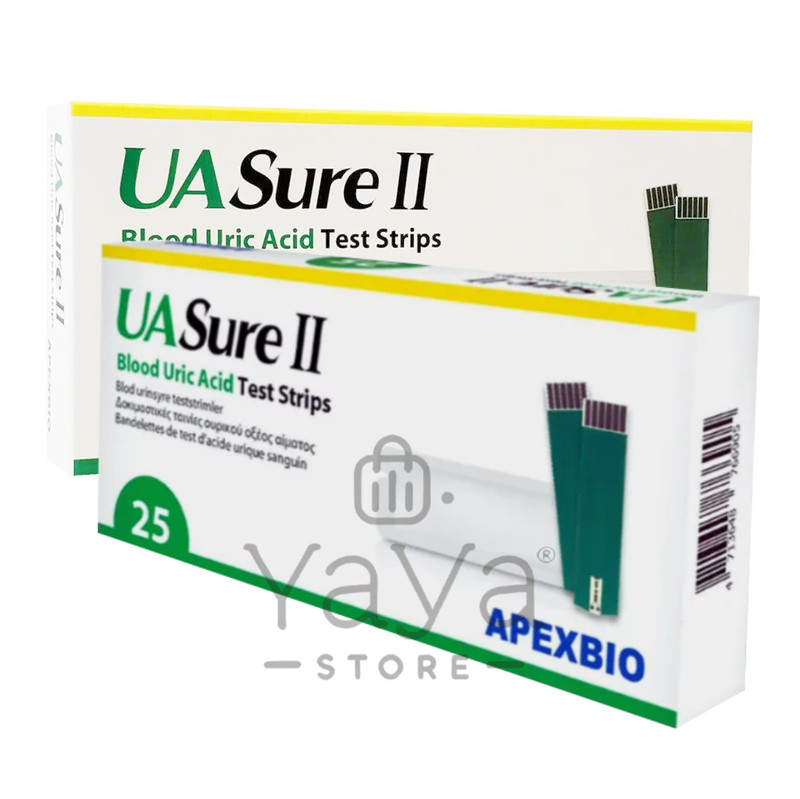 2 Boxes UASure II Uric Acid Test Strips – UA Sure – Box of 25 Original EXP 2026