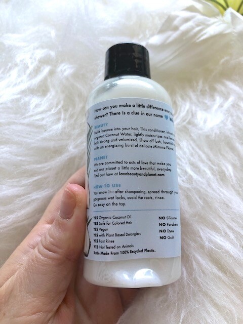 Love Beauty & Planet x2 Coconut Water Mimosa Flower Volume Conditioner 3 OZ EACH gallery
