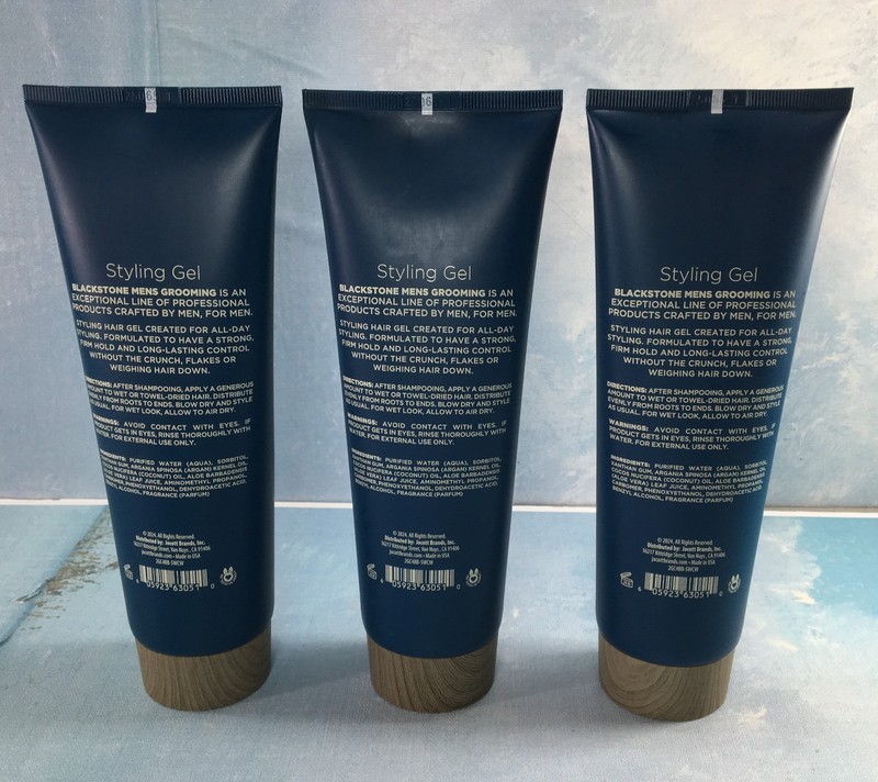 Blackstone Strong Hold Styling Gel, 3 Pack, 8 oz (236 mL) Each, Sealed gallery