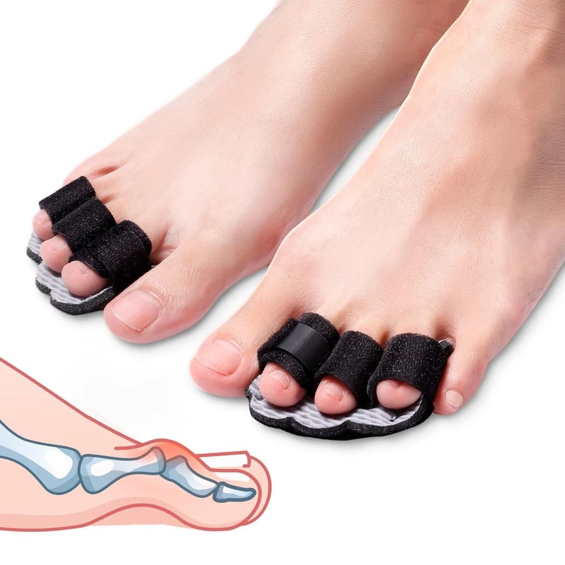 Hammer Toe Straightener Corrector Splint Brace for fit 2nd 3rd and 4th Toes -…