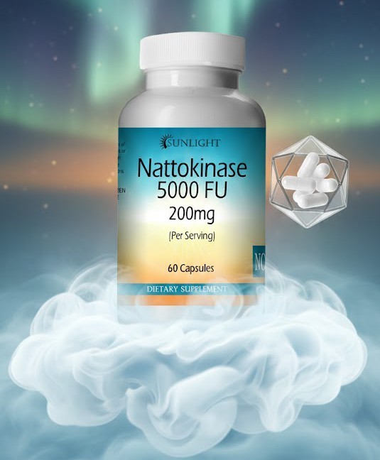 Sunlight Nattokinase 5000 FU – 60 Capsules , Dietary Supplement