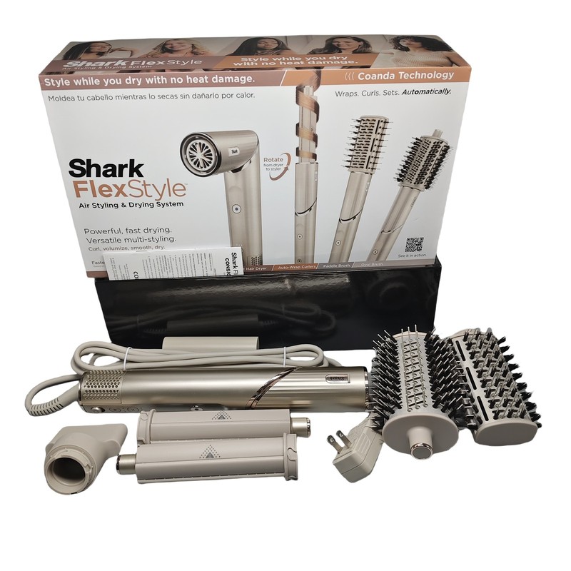 new Shark Air Styling & Drying System HD430, Powerful Hair Dryer & Multi-Styler