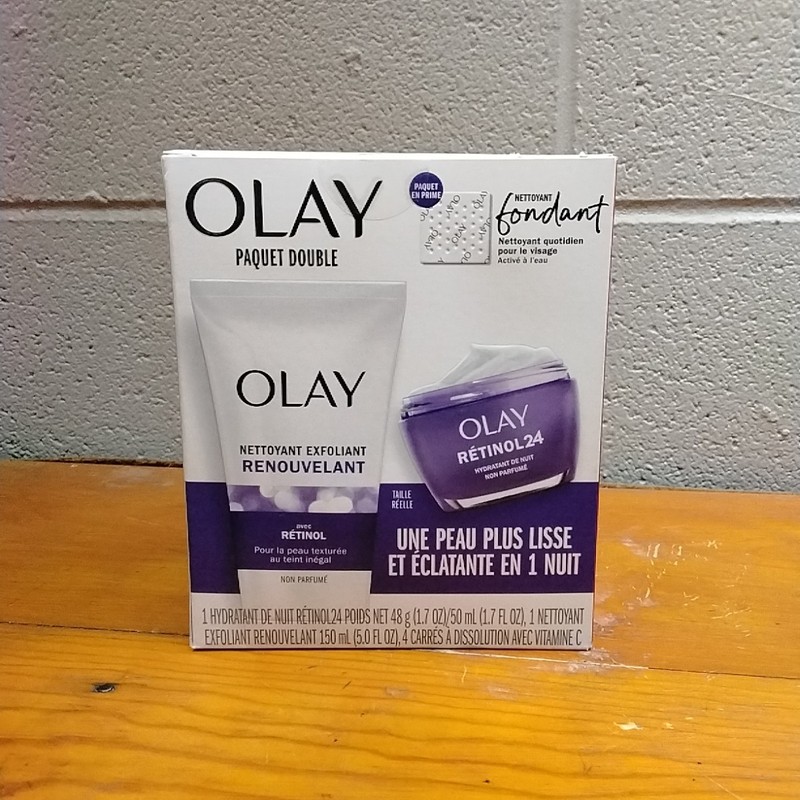 Olay Regenerist Retinol 24 + Peptide Face Wash and Moisturizer - gallery