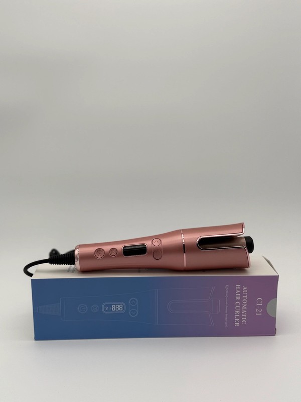 Automatic Hair Curler with LCD Display – 1” Rotating Barrel, 4 Heat Settings, 3 gallery