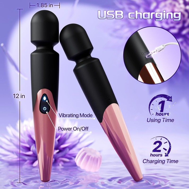 Electric Full Body Vibrator Back Neck Shoulder Personal Bullet Massage Women gallery