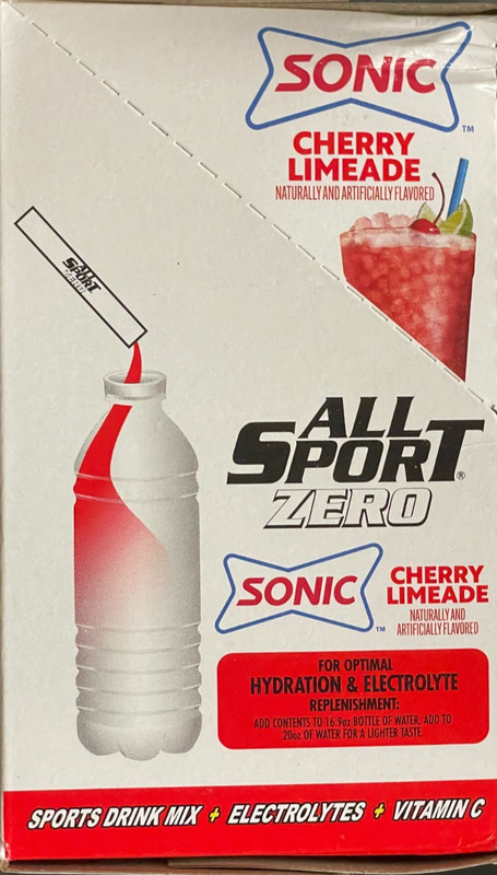 All Sport Zero Sonic Cherry Limeade - Sports Drink Sticks - 50 Count gallery