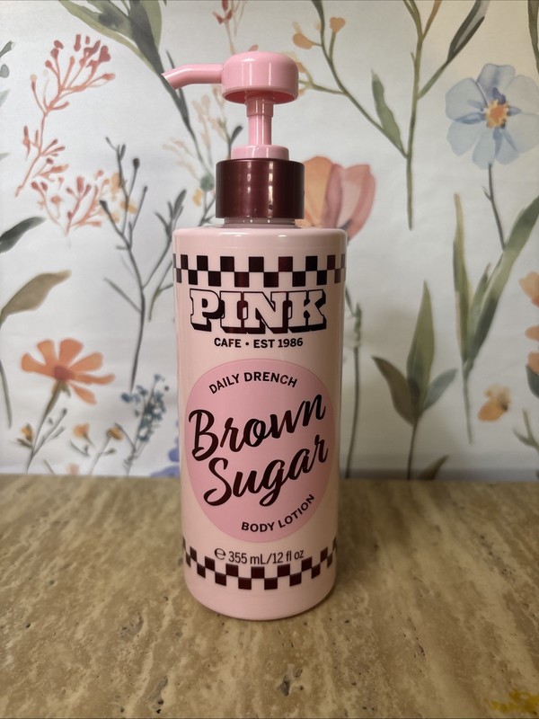 Victoria’s Secret Pink Brown Sugar Daily Drench Body Lotion 12 oz New