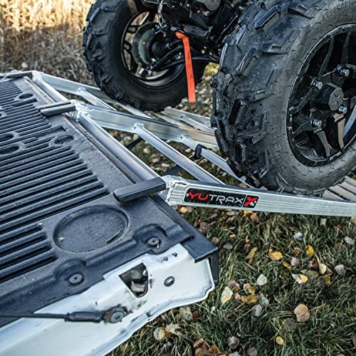 70-inch Bi-Fold Aluminum Truck, UTV/ATV Loading Ramp 70-Inch, 1250lb. Capacity gallery