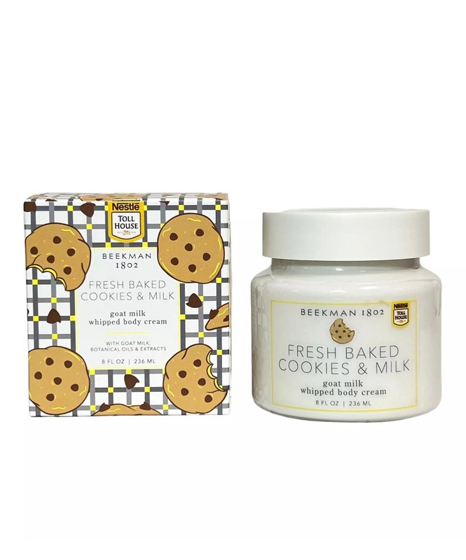 Beekman 1802 Goat Milk Fresh Baked Cookies & Milk Cream 8 oz Nestle Toll House