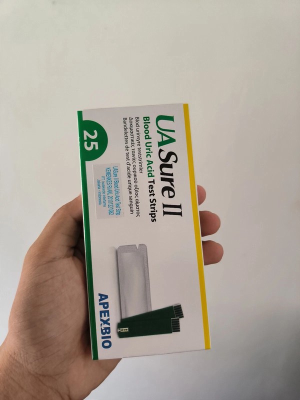 UASure II Uric Acid Meter Test Kit Uric Acid Gout (Tool & Test Strips) Free Ship