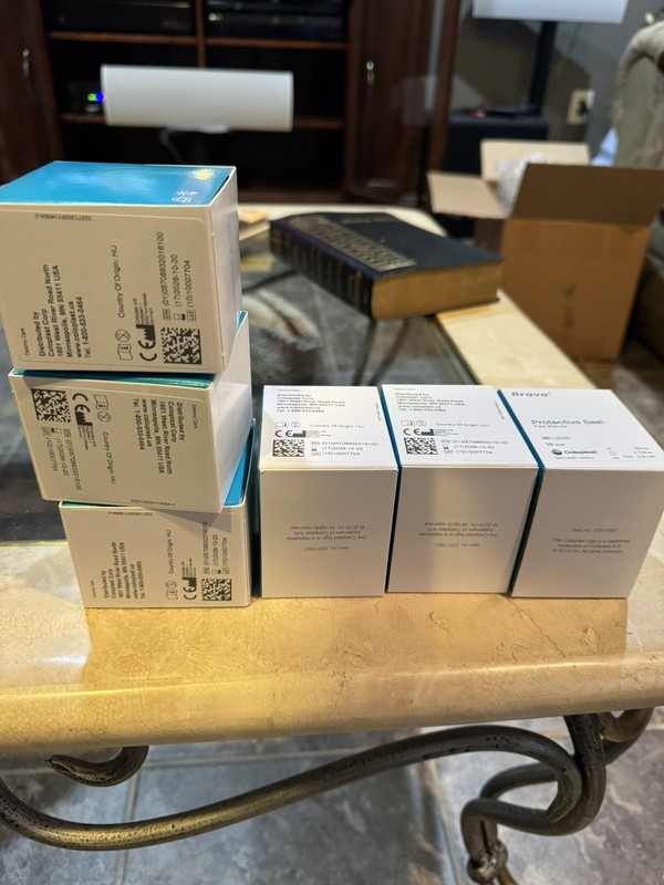 Brava 12035 1 7/8 3/4. Protective Seals 6 Bixes 10 In Each Box exp 07/2027